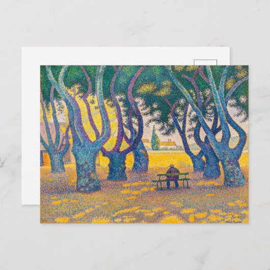 Place des Lices, St. Tropez | Paul Signac | Briefkaart (Voorkant / Achterkant)