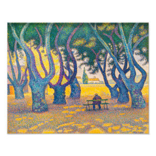 Place des Lices, St. Tropez Paul Signac Foto Afdruk