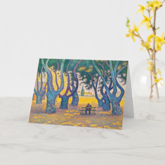 Place des Lices, St. Tropez | Paul Signac | Kaart (Gele Bloem)