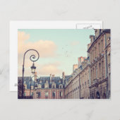 Place des Vosges Briefkaart - Paris, Frankrijk (Voorkant / Achterkant)
