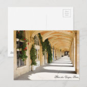 Place des Vosges in Paris, Frankrijk Briefkaart (Voorkant / Achterkant)