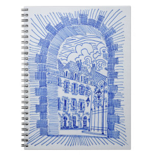 Place des Vosges   Marais, Parijs, Frankrijk Notitieboek