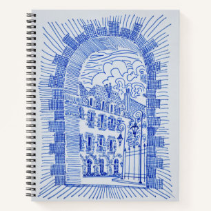 Place des Vosges   Marais, Parijs, Frankrijk Notitieboek