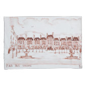 Place des Vosges | Marais, Parijs Kussensloop (Voorkant-Rechts)