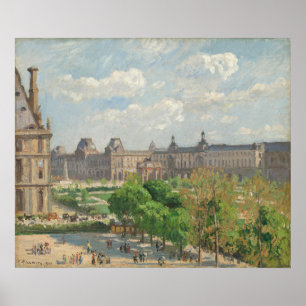 Place du Carrousel - Camille Pissarro Fine Art Poster