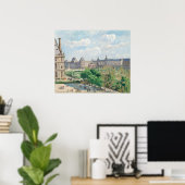 Place du Carrousel, Parijs (1900) door Pissarro Poster (Thuiskantoor)