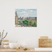 Place du Carrousel, Parijs (1900) door Pissarro Poster (Keuken)
