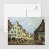 Place du Marche-aux-Fruits, Colmar, 1875 Briefkaart (Voorkant / Achterkant)