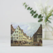 Place du Marche-aux-Fruits, Colmar, 1875 Briefkaart (Staand voorkant)