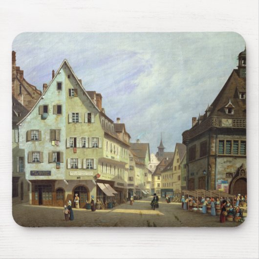 Place du Marche-aux-Fruits, Colmar, 1875 Muismat (Voorkant)
