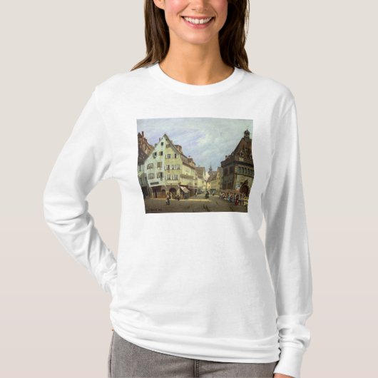 Place du Marche-aux-Fruits, Colmar, 1875 T-shirt (Voorkant)