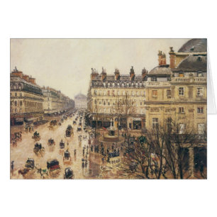 Place du Theater Francais, Paris Rain van Pissarro