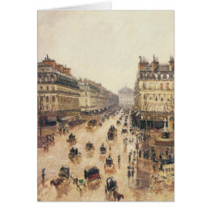 Place du Theater Francais, Paris Rain van Pissarro