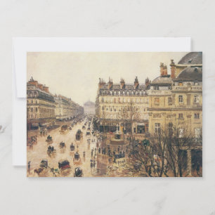 Place du Theater Francais, Paris Rain van Pissarro
