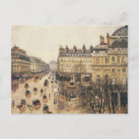 Place du Theater Francais, Paris Rain van Pissarro