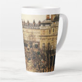 Place du Theater Francais, Paris Rain van Pissarro Latte Mok (Rechterhoek)