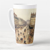 Place du Theater Francais, Paris Rain van Pissarro Latte Mok (Linkerhoek)