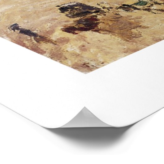 Place du Theater Francais, Rain Poster (Hoek)