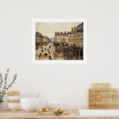 Place du Theater Francais, Rain Poster (Keuken)