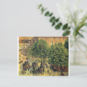 Place du Theater-Francais, Spring Camille Pissarro Briefkaart (Staand voorkant)