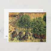 Place du Theater-Francais, Spring Camille Pissarro Briefkaart (Voorkant / Achterkant)