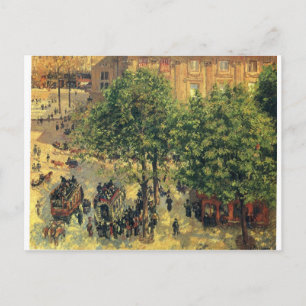 Place du Theater-Francais, Spring Camille Pissarro Briefkaart