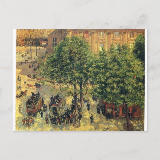 Place du Theater-Francais, Spring Camille Pissarro Briefkaart (Voorkant)