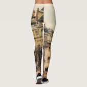 Place du Théâtre Français, Parijs, regen by Pissar Leggings (Achterkant)