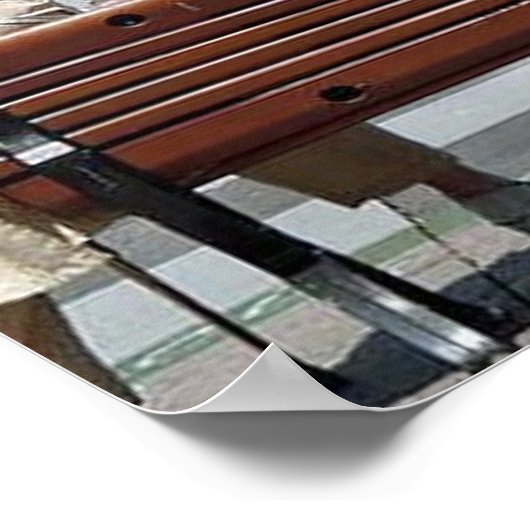 Place Émilie-Gamelin in Montreal, Chess in Park Poster (Hoek)