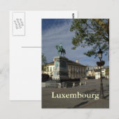 Place Guillaume II, Luxemburg Briefkaart (Voorkant / Achterkant)