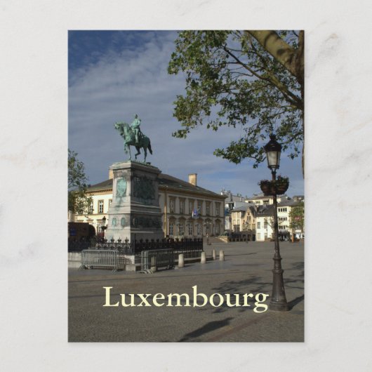 Place Guillaume II, Luxemburg Briefkaart (Voorkant)