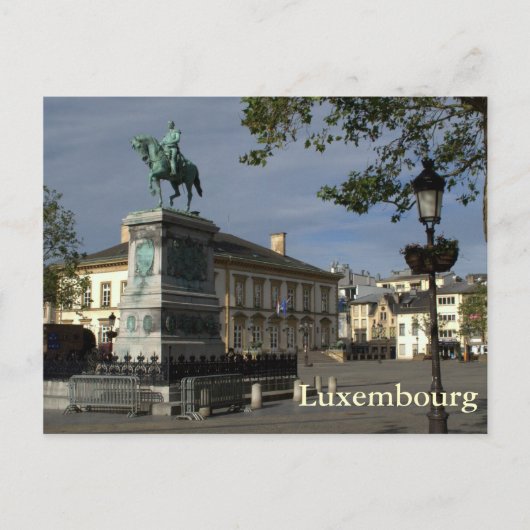 Place Guillaume II, Luxemburg Briefkaart (Voorkant)