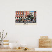 Place Masséna en de Fontein van de Zon Poster (Keuken)