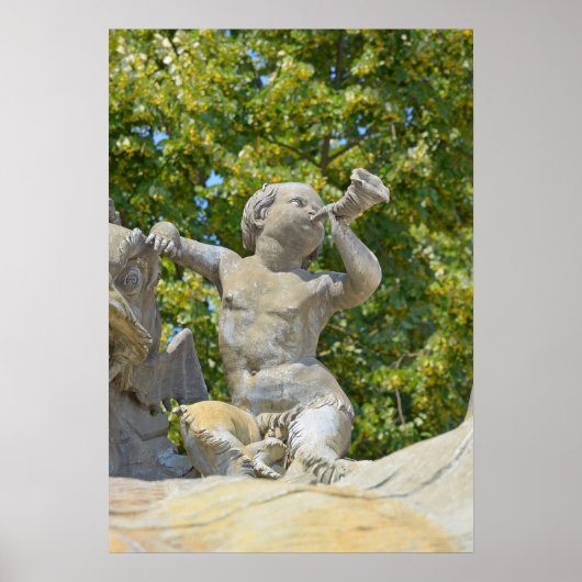 Place Stanislas in het centrum van Nancy, Frankrij Poster (Voorkant)