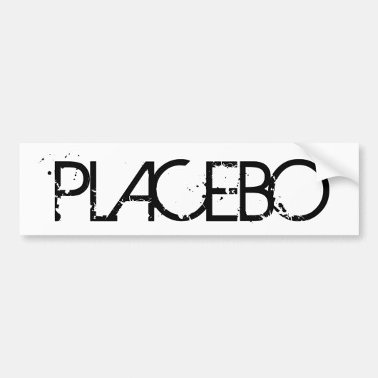 Placebo Bumber Sticker (Voorkant)