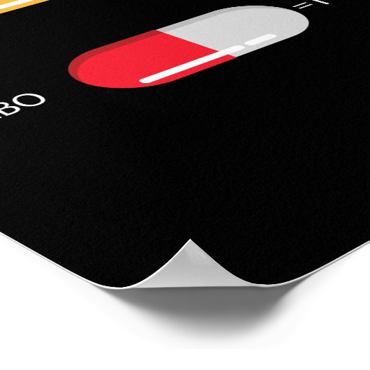 Placebo Effekt Tabletten Poster (Hoek)