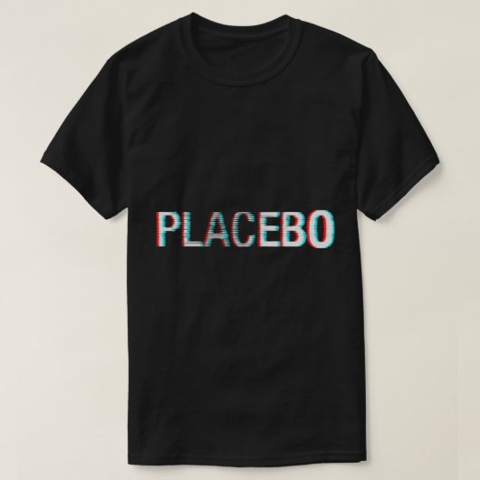 Placebo Glitch Logo Classic T-Shirt (Design voorkant)