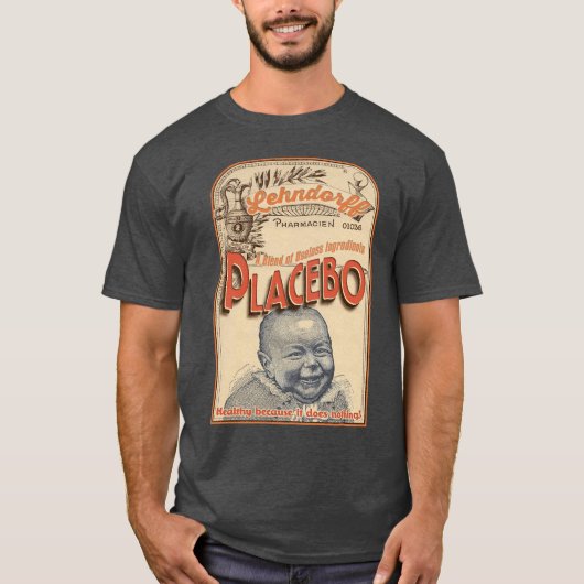 Placebo: Veilig omdat het nutteloos is! T-shirt (Voorkant)