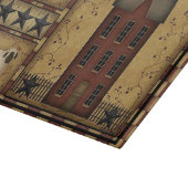 Placemat in 'Primitieve Stijl' Snijplank (Hoek)