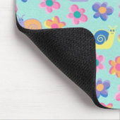 Placemat Mousepad Kind Meisjes Kleine Bloemslakken Muismat (Hoek)