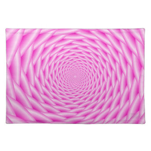 Placemat Roze Spiral Weave