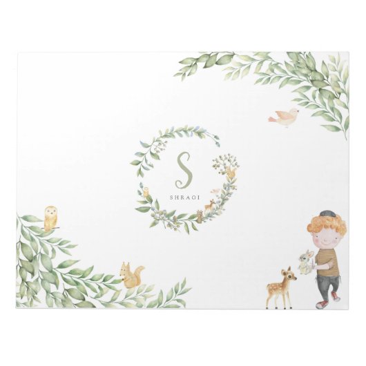 Placemats Upsherin Forest Animal Notitieblok (Voorkant)