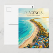 Placencia-schiereiland Belize Briefkaart (Voorkant / Achterkant)