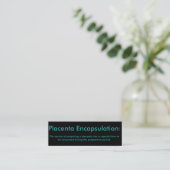 Placenta-inkapselingskaarten Mini Visitekaartje (Staand voorkant)
