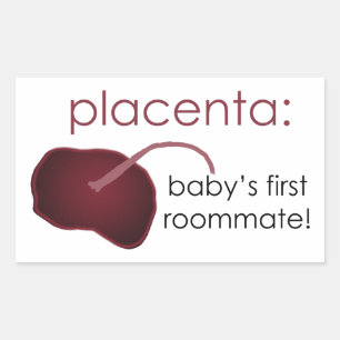 Placenta sticker