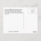 Placerville aan Tahoe1908 Briefkaart (Achterkant)