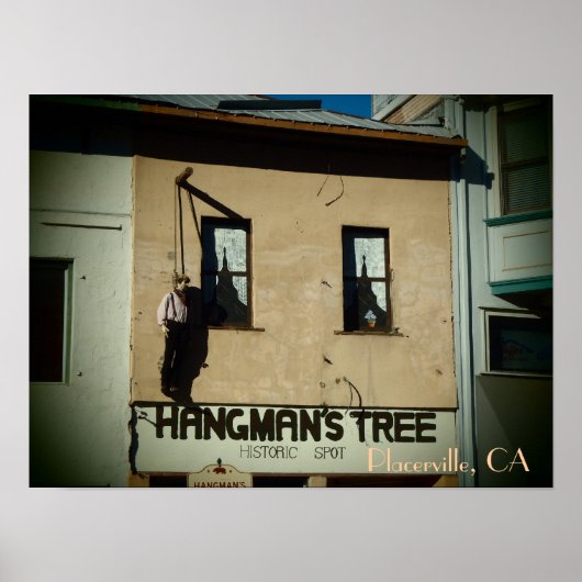 Placerville California's Tree poster print (Voorkant)