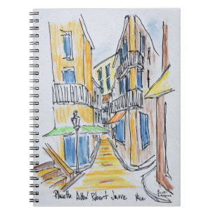 Placette Abbe Robert Jarred   Oude Nice, Frankrijk Notitieboek