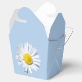 Placid Blue Daisy Wedding Favor Box Bedankdoosjes (Geopend)