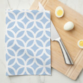 Placid Blue Geometric Kitchen Towel Theedoek (Quarter Fold)